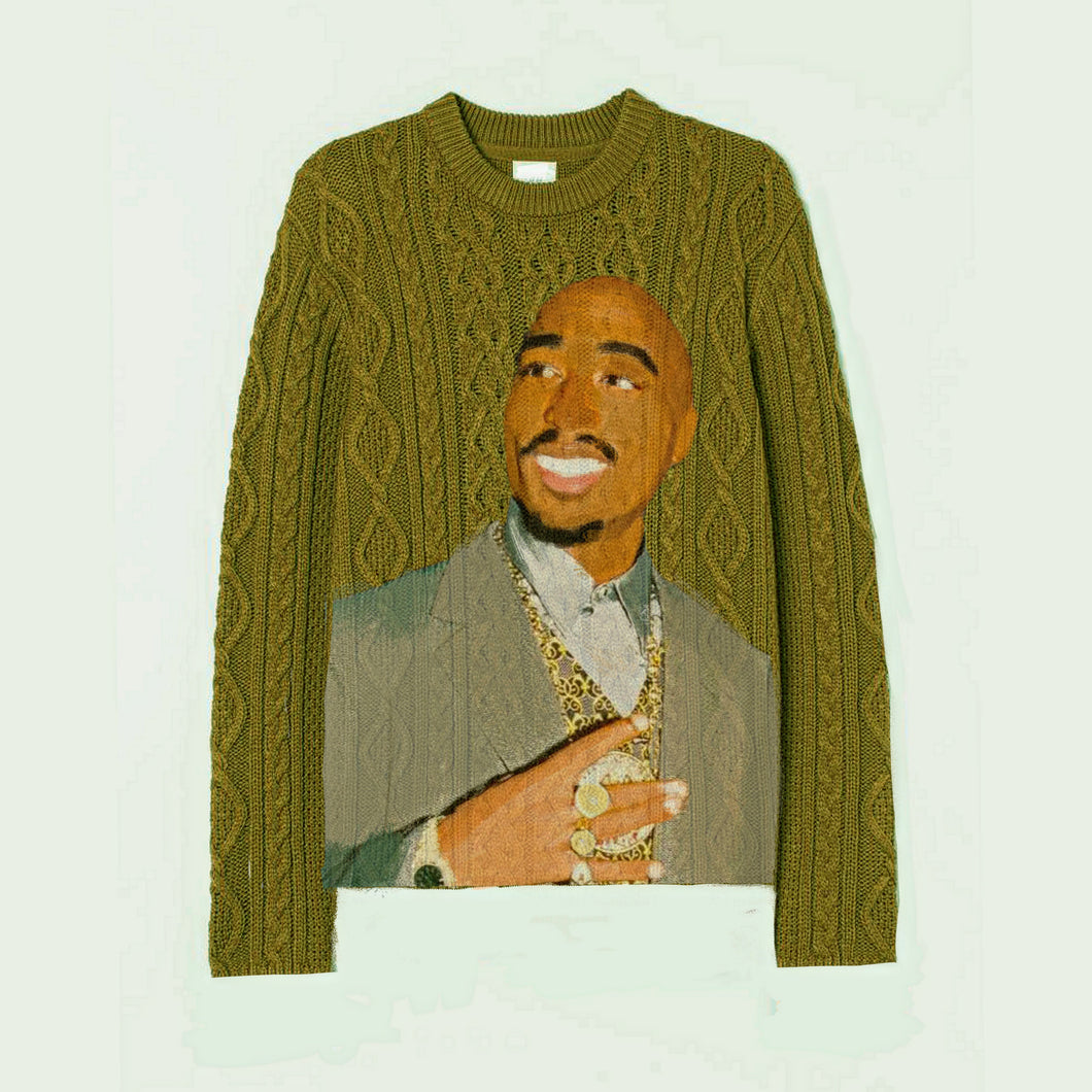 Tupac cable knit sweater